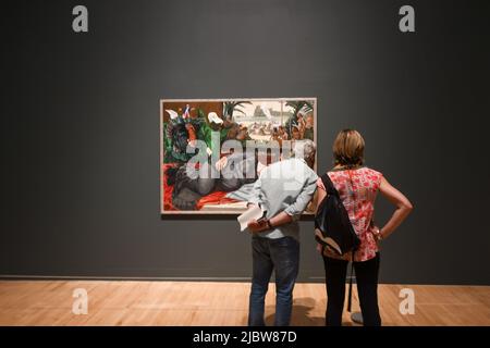 Londra, UK, 5th lug 2021, una delle più complete mostre retrospettive dell'artista portoghese Paula Rego a Tate Britain. Ha aperto il 7th luglio 2021., Andrew Lalchan Photography/Alamy Live News Foto Stock