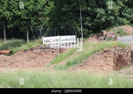 8 giugno 2022, GÃ¶tttingen, bassa Sassonia, Germania: La seconda guerra mondiale sono state trovate bombe a GÃ¶ttingen. Decine di migliaia di persone sono state evacuate dalla città il 30 e 31 luglio per disinnescare le bombe. (Credit Image: © Tubal Sapkota/Pacific Press via ZUMA Press Wire) Foto Stock