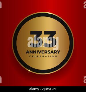 25 anni compleanno logo, lusso 25th compleanno design celebrazione Immagine  e Vettoriale - Alamy