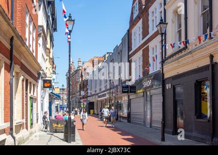 Cross Street, Reading, Berkshire, Inghilterra, Regno Unito Foto Stock