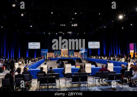 Los Angeles, Stati Uniti. 08th giugno 2022. IX Conferenza del Vertice delle Americhe. 6/8/2022 LA Convention Center. Los Angeles, California. USA (Photo by Ted Soqui/SIPA USA) Credit: Sipa USA/Alamy Live News Foto Stock