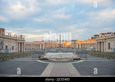 La Basilica di San Pietro - Città del Vaticano a Roma. Foto Stock