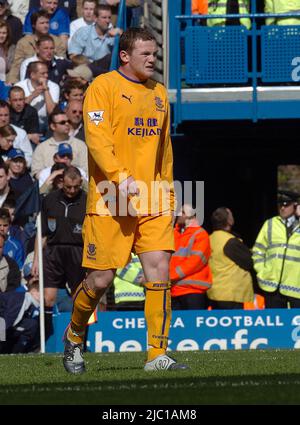 Chelsea / Everton 2004 Wayne Rooney Foto Stock