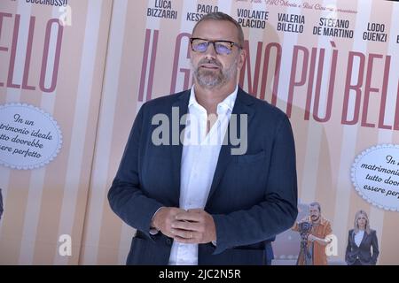 Roma, Italia. 07th giugno 2022. Andrea Zalone, partecipa alla fotocall del film "il giorno Più bello" all'NH Hotel il 07 giugno 2022 a Roma. Credit: dpa/Alamy Live News Foto Stock