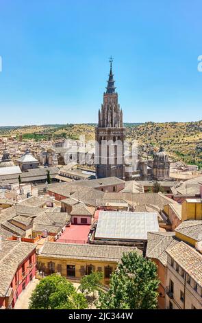 Cattedrale di Toledo. Toledo, Castilla la Mancha, Spagna. Foto Stock