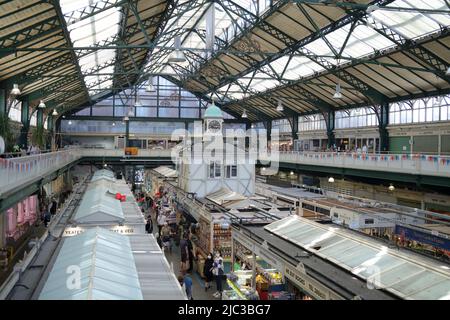 Cardiff Market Cardiff South Wales Foto Stock