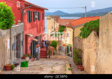 Portoferraio, Isola d'Elba, Toscana, Italia Foto Stock