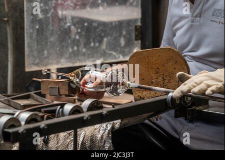 Riedel Glass, Kufstein, Tirolo, Austria Foto Stock