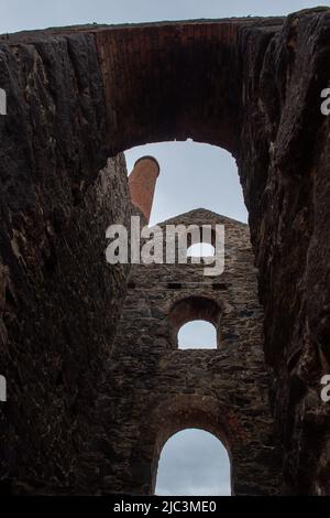 La miniera di stagno di Wheal Coates, St. Agnes, Cornovaglia Foto Stock