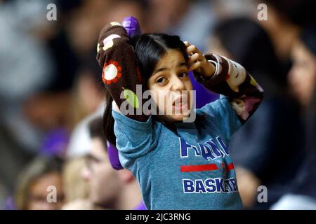 Franca, Brasile. 09th giugno 2022. SP - Franca - 06/09/2022 - NBB 2022, FRANCA X FLAMENGO - Franca tifosi durante una partita contro Flamengo per la finale NBB 2022 a Pedrocao Foto: Thiago Calil/AGIF/Sipa USA Credit: Sipa USA/Alamy Live News Foto Stock