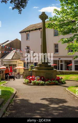 Monumento commemorativo alla Chiesa parrocchiale di Sidmouth, East Devon, Inghilterra Foto Stock