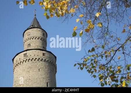Torre delle streghe a Idstein, Assia, Germania Foto Stock