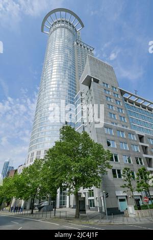 Westend Tower, DZ Bank, Mainzer Landstrasse, Westendstrasse, Francoforte sul meno, Assia, Germania Foto Stock