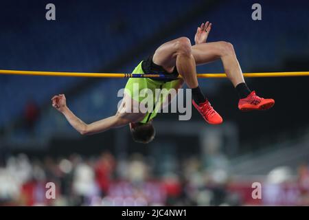 Roma, Italia. 10th giugno 2022. ROMA, Italia - 09.06.2022: Gareggia nella IAAF Wanda Diamond League - Golden Gala meeting 2022 allo Stadio Olimpico di Roma. Credit: Independent Photo Agency/Alamy Live News Foto Stock