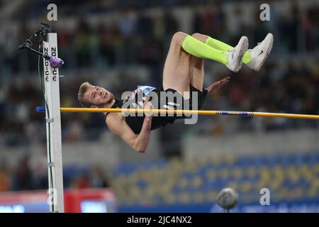 Roma, Italia. 10th giugno 2022. ROMA, Italia - 09.06.2022: Gareggia nella IAAF Wanda Diamond League - Golden Gala meeting 2022 allo Stadio Olimpico di Roma. Credit: Independent Photo Agency/Alamy Live News Foto Stock