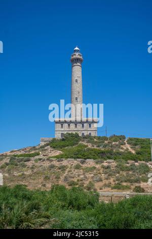 Faro di Cabo de Palos, Murcia, Spagna Foto Stock