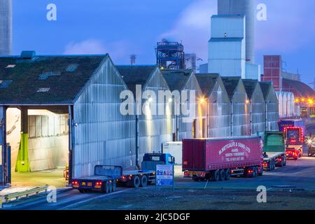 STABILIMENTO di fertilizzazione DELLA CF Industries a Billingham, vicino a Middlesbrough, Inghilterra nord-orientale. REGNO UNITO Foto Stock