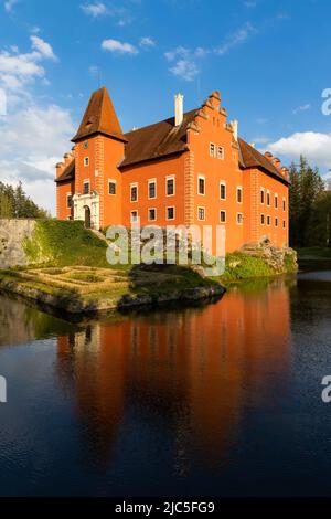 Cervena Lhota castello nella Boemia meridionale, Repubblica Ceca Foto Stock