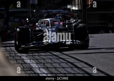 Baku, Azerbaigian. 10th giugno 2022. Pierre Gasly (fra) AlphaTauri AT03. 10.06.2022. Formula 1 World Championship, Rd 8, Gran Premio di Azerbaigian, Baku Street Circuit, Azerbaijan, Giorno della pratica. Il credito fotografico dovrebbe leggere: XPB/Alamy Live News. Foto Stock