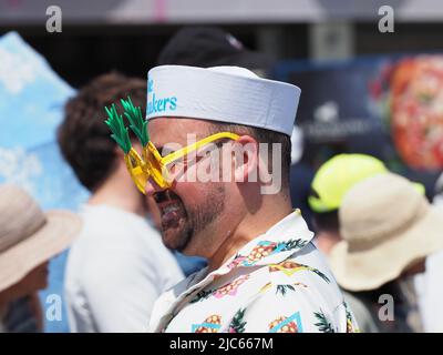 2019 edizione della Coney Island Mermaid Parade. Foto Stock