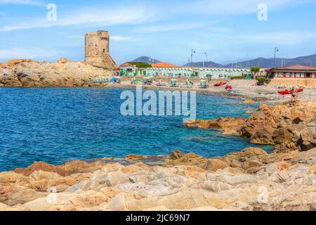 Marciana Marina, Elba, Toscana, Italia Foto Stock