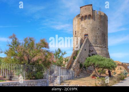 Marciana Marina, Elba, Toscana, Italia Foto Stock
