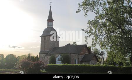 Jomala Kyrka, 1285, Åland Foto Stock