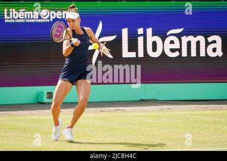 'S-HERTOGENBOSCH, PAESI BASSI - GIUGNO 11: Veronika Kudermetova di Russia durante la partita delle semifinali Womens Singles tra Ekaterina Alexandrova di Russia e Veronika Kudermetova di Russia all'Autotron il 11 Giugno 2022 in 's-Hertogenbosch, Paesi Bassi (Foto di Joris Verwijst/Agenzia BSR) Foto Stock