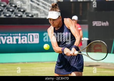 'S-HERTOGENBOSCH, PAESI BASSI - GIUGNO 11: Veronika Kudermetova di Russia durante la partita delle semifinali Womens Singles tra Ekaterina Alexandrova di Russia e Veronika Kudermetova di Russia all'Autotron il 11 Giugno 2022 in 's-Hertogenbosch, Paesi Bassi (Foto di Joris Verwijst/Agenzia BSR) Foto Stock