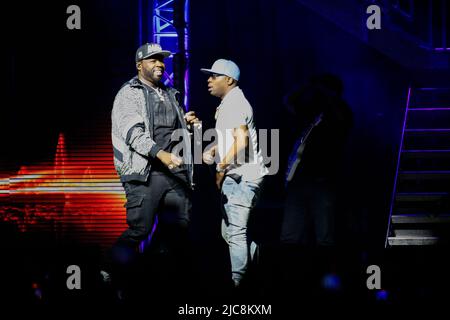 Londra, Regno Unito. 10th giugno 2022. Londra Inghilterra UK 10th Giugno 2022 50 cent performance al ovo Arena Wembley, credito Glamourstock Credit: Glamourstock/Alamy Live News Foto Stock