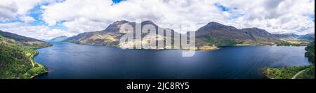 Loch Maree e Slioch, Wester Ross, Beinn Eighe National Nature Reserve, Highland, Scozia, Regno Unito Foto Stock