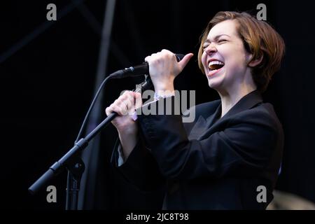 Oslo, Norvegia. 10th giugno 2022. Il cantante e cantautore americano Snail Mail suona un concerto dal vivo durante il festival musicale norvegese Loaded Festival 2022 di Oslo. (Photo Credit: Gonzales Photo/Alamy Live News Foto Stock