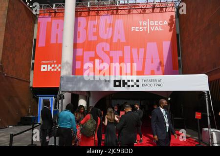 Il Tribeca Festival al Borough of Manhattan Community College (BMCC) di New York. Foto Stock