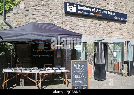 Institute of Art and Ideas, Broad Street, Hay-on-Wye, Brecknockshire, Powys, Galles, Gran Bretagna, Regno Unito, Regno Unito, Europa Foto Stock