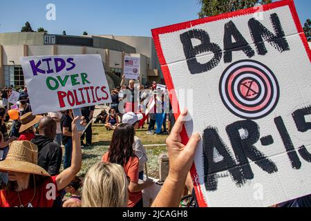 Marzo per il rally di vita a Culver City 11 2022 giugno, Los Angeles, California, USA Foto Stock