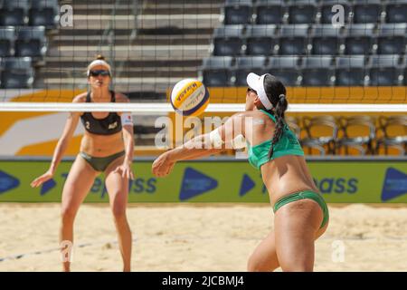 Foro Italico, Roma, Italia, 11 giugno 2022, Duda (Brasile) durante i Campionati del mondo di Beach volley (day2) - Beach volley Foto Stock