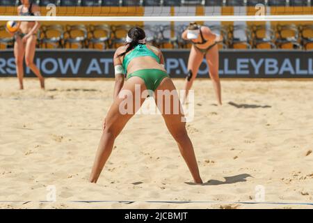 Foro Italico, Roma, Italia, 11 giugno 2022, Duda (Brasile) durante i Campionati del mondo di Beach volley (day2) - Beach volley Foto Stock