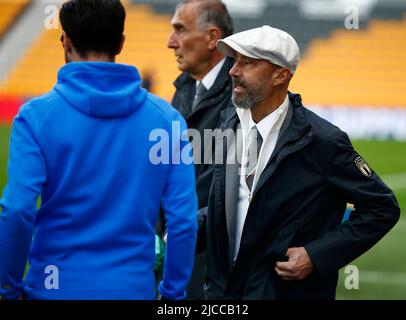WOLVERHAMPTON INGHILTERRA - GIUGNO 11 :Gianluca Vialli ex Italia e Chelsea Manager durante la UEFA Nations League - Gruppo A3 tra Inghilterra e Italia AT Foto Stock