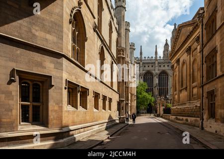 King's College a Cambridge, Inghilterra. Foto Stock