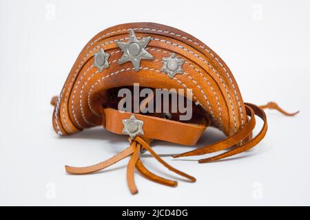 Miniatura di cappello tradizionale utilizzato nella regione nord-orientale del Brasile. Foto Stock