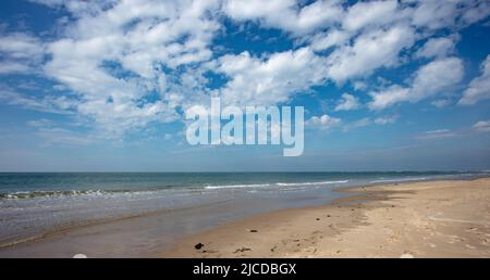 La spiaggia di Aber Dyfi Wales Foto Stock