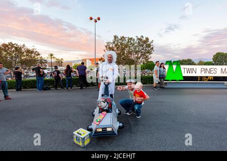 Los Angeles, OTT 25 2015 - Vista pomeridiana del Back to Future Anniversary Foto Stock