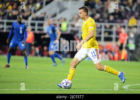 Foto da Romania vs Finlandia , Bucarest 11.06.2022 , UEFA Nations League 2022,Cristi Stavri Foto Stock