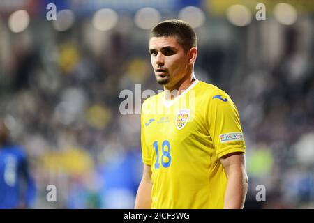 Razvan Marin durante la Romania vs Finlandia , Bucarest 11.06.2022 , Lega delle Nazioni UEFA 2022,Cristi Stavri Foto Stock