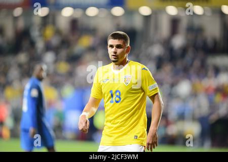 Razvan Marin durante la Romania vs Finlandia , Bucarest 11.06.2022 , Lega delle Nazioni UEFA 2022,Cristi Stavri Foto Stock