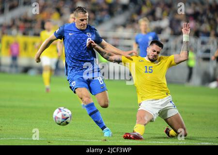 Foto da Romania vs Finlandia , Bucarest 11.06.2022 , UEFA Nations League 2022,Cristi Stavri Foto Stock