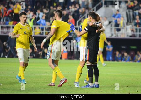 Foto da Romania vs Finlandia , Bucarest 11.06.2022 , UEFA Nations League 2022,Cristi Stavri Foto Stock