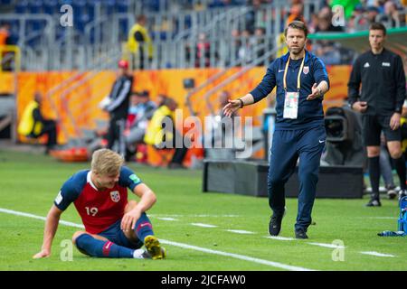 Erling Braut Haaland durante la Coppa del mondo FIFA U-20 nel 2019 Foto Stock