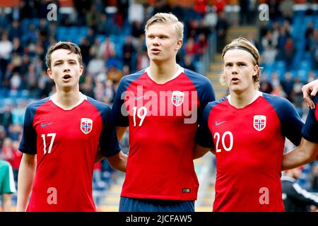 Erling Braut Haaland durante la Coppa del mondo FIFA U-20 nel 2019 Foto Stock