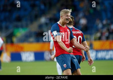 Erling Braut Haaland durante la Coppa del mondo FIFA U-20 nel 2019 Foto Stock